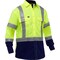 Bisley ANSI Type R Class 3 Long Sleeve Work Shirt with Navy Bottom 313M6491H-YN/4X - alternate 1