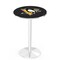 Holland Bar Stool Co 36" Chrome Pittsburgh Penguins Pub Table, 36" dia. Top L214C3636PitPen - alternate 1