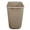 Impact Soft-Sided Plastic 28 Quart WasteBasket No Pinch'm - Beige - 12/Case, 12PK 7702-15 - alternate 3