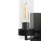 Jonathan Y Harper 4.5" 1-Light Modern Farmhouse Iron/Glass LED Sconce, Oil Rubbed Bronze/Clear, 2PK JYL9909B-SET2 - alternate 2