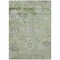 Homeroots 9' X 12' Mint Green And Gray Floral Washable Indoor Outdoor Area Rug 604082 - alternate 4
