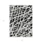 Homeroots 5' X 8' Black and White Abstract Washable Non Skid Indoor Outdoor Area Rug 559239 - alternate 3