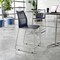 Flash Furniture HERCULES Series Navy Stack Counter Stool with Air-Vent Back and Gray Powder Coated Sled Base, 3PK 3-RUT-498A-CS-NV-GG - alternate 2