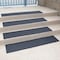 Rubber-Cal Step Mat, Rubber, Black, 10 in W x 48 in L 10-104-032-6pk - alternate 2