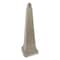 Rubbermaid Commercial Cigarette Waste Collector, Pyramid, 1 gal, Plastic/Steel, Beige FG257088BEIG - alternate 3