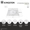 Kingston Brass 25-Inch Solid Surface Vanity Top, 8" Faucet Drillings KVPB2522L38 - alternate 2