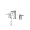 Moen Two-Handle Bathroom Sink Faucet Genta Brushed Nickel 8in Brushed Nickel 84763SRN - alternate 2