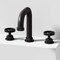 Vigo Hart Two Handle Three-Hole Widespread Bathroom Faucet in Matte Black VG01305MB - alternate 2