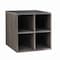 Sunjoy Quub Quarter Cabinet, Space Saving Stackable MDF Wood Cabinet G115002300 - alternate 1