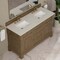 James Martin Vanities Brookfield 60" Double Vanity, Pecan, w/ 3 CM Siberian Silestone Top 547-V60D-PCN-3SFR - alternate 5