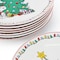 Peanuts Xmas 8 Piece 10.5 Inch Round Stoneware Dinner Plate Set in White 750123710M - alternate 2