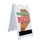 Signmission New York Style Pizza, A-Frame & 2 Decals Installed, Heavy-Duty Plastic Frame SBHD-D-2436-New York Style Pizza - alternate 1