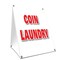 Signmission Coin Laundry, 36 Inch x 24 Inch A-frame Yard Sign, Plastic Sign SBC-2436-Coin Laundry - alternate 1