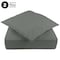 Lavish Home Outdoor Chair Cushions w/ Sun & Water-Resistant Removable Covers Memory Foam Patio Cushions HT-OUTDR-GRY - alternate 2
