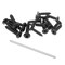 Prime-Line Storm and Screen Door 2-Self Closing and 1-Adjustable Hinge Set 2-3/4 in, Screws, Black K 55558 - alternate 3