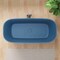 Anzzi Piete Series 32in W x 68in D x 25in H Prussian-Blue Freestanding Bathtub MN6732BLS - alternate 2