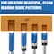 Hiltex Bottom Bearing Pattern Flush Trim Router Bit Set, 4 Pieces, 1/4 Inch Shank, CNC Woodworking Tool 10103H - alternate 2
