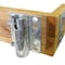 Multinautic Leg and Chain Holder, Steel, Galvanized, For: 1/2 x 3 in Carriage Bolts 11104 - alternate 2