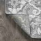 Jonathan Y Lucena Modern Medallion High-Low Light Gray/Ivory 4 ft. x 6 ft. Indoor/Outdoor Area Rug AMC104A-4 - alternate 2