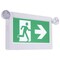 Satco Running Man Green Combo Exit Sign/Emergency Light 120-347V 2HR backup Single/Dual Face Universal Mou 67/510 - alternate 1