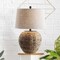 Jonathan Y Alaro 24.5" 1-Light Farmhouse Coastal Water Hyacinth Basket LED Table Lamp, Natural JYL6501A - alternate 4