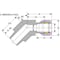 Hoke 45 degrees Male Elbow: LMF 1/4in T x 1/8in NPT 316SS Construction 4LMF4316 - alternate 2