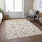 Homeroots 8' X 10' Ivory Brown And Gray Moroccan Washable Indoor Outdoor Area Rug 605160 - alternate 3