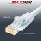 Maximm Cat6 Ethernet Cable 20ft 10Gbps 550MHz UTP, 20PK, White, 20PK CAT620FT20PKWhite - alternate 2