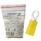 Kable Kontrol Ring Terminal, #8 Stud Size, 10 AWG, Nylon Insulated, Yellow, 100 PK RTNY-1210-8-YL - alternate 1