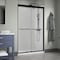 Craft And Main Sliding Shower Door, 42x65in, Frameless CVSS4265-CL-MB - alternate 2