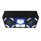 Deejay Led Loaded Box w/Two Despacito Heavy Duty 6-in Woofers One Horn and w/Two Bullet Tweeters BLUE TBH6BLUE - alternate 3