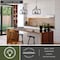 Vaxcel Pratt 3-Light Open Frame Cage Pendant Light, Matte Black , Farmhouse, 15-In. Wide P0469 - alternate 2