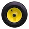 Antego 13 x 5-6 in Lawn Mower Tire & Wheel, 4 Ply, John Deere Yellow A6325740060204135006 - alternate 1