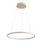 Jonathan Y Brice 23.75" Modern Contemporary Metal Round Dimmable Integrated LED Pendant, Beige JYL7203H - alternate 3
