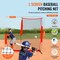 Vevor L Screen Baseball Pitching Net for Batting Cage Softball Screen 7x7ft SSPDYBQ002 - alternate 3