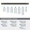Amerock Bronx 12 inch 305mm Center-to-Center Oil Rubbed Bronze Appliance Pull BP54070ORB - alternate 2