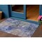 Homeroots 3' X 5' Navy Blue And Beige Abstract Washable Indoor Outdoor Area Rug 581755 - alternate 1