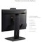 Viewsonic 24IN VIDEO CONFERENCE MONITOR WITH BUILT-IN WEBCAM, 1920X1080 RESOLUTION. VG2440V - alternate 4
