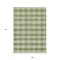 Homeroots 9' X 12' Green And Light Green Plaid Washable Indoor Outdoor Area Rug 595479 - alternate 2