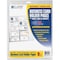 C-Line Products Business Card Holder, Poly with Tabs, 11in. x 8-1/2in., 25PK 61117 - alternate 1