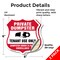 Signmission Private Dumpster Shield Sign Tenant Use, 6 inch X 6 inch, Vinyl Decal, 2PK SHI-D-2PACK-6-438 - alternate 2