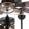 Jonathan Y Joanna 52" 2-Light Rustic Industrial Iron/Wood/Seeded Glass Mobile-App/Remote-Controlled LED Ceiling JYL9611A - alternate 3
