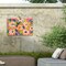 Trademark Fine Art Outdoor Canvas Art - Carrie Schmitt 'Floral Painting 3' Wall Art for Patios, or Gardens ALI69926-OC2232WR - alternate 2