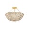 Troy Lighting Campo 1 Light Semi Flush, Vintage Gold Leaf, 18.25 In x 13.5 In C3318-VGL - alternate 2