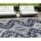 Homeroots 10' X 14' Purple Eggplant And Sage Medallion Washable Indoor Outdoor Area Rug 589019 - alternate 1