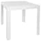 Leisuremod Mace Weave Design Outdoor Square Dining Table, White MT31W - alternate 1