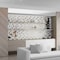 Apollo Tile 10x11 in. Matte White, Gold Porcelain Mosaic Triangle Wall and Floor Tile 8.58 sq ft/case, 11PK COS88BOMOSA - alternate 2