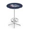 Holland Bar Stool Co 42" Chrome Gonzaga Pub Table, 36" dia. Top L216C4236Gonzga - alternate 1