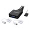 Iogear 2-Port Cable VGA KVM with Displayport Adapter GCS72DPKIT - alternate 1
