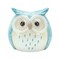 Homeroots Set of Three 4" Blue And Gray Resin Owl Figurine, 3PK 518128 - alternate 2